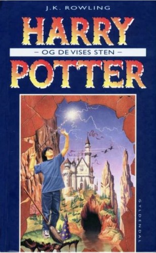J.K. Rowling: Harry Potter og de vises sten (Danish language, 2000, Gyldendal)